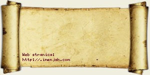 Danica Sorak vizit kartica